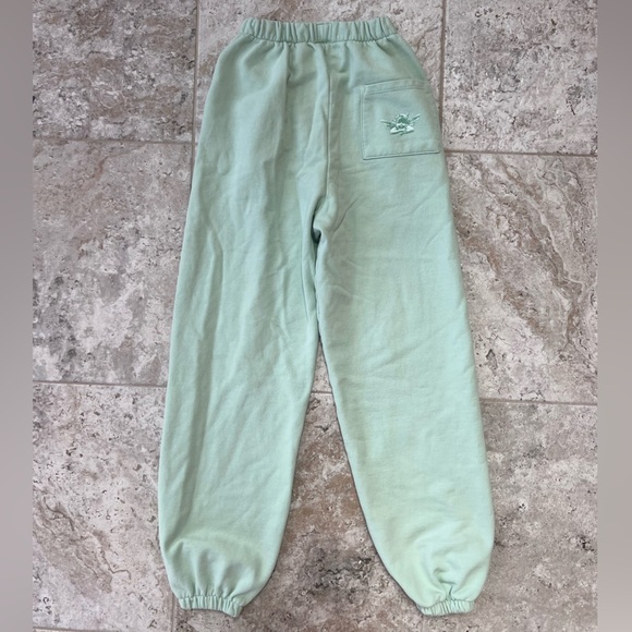 BOYS LIE Sweat Pants “Have nothing nice to say? Get blocked” Mint Green, size S - Picture 3 of 9